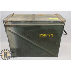 LARGE METAL AMMO BOX