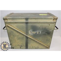 LARGE METAL AMMO BOX