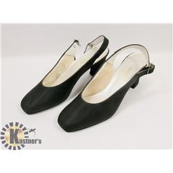 SATIN PARTY RITA BLACK SZ 8.5