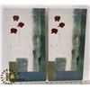 Image 1 : PAIR OF CANVAS ART SMALL