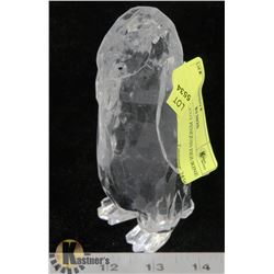 6" CRYSTAL CUT PENGUIN FIGURINE