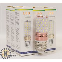 LOT OF 12 NEW LED LIGHT BULBS - 3000K