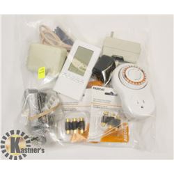 BAG WITH ASSORTED ELECTRONICS INCLUDING DIGITAL