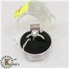 Image 1 : #6-CUBIC ZIRCONIA RING .925 STERLING SILVER