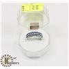 Image 1 : #2-CUBIC ZIRCONIA RING .925 STERLING SILVER
