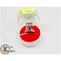 #3-CUBIC ZIRCONIA RING .925 STERLING SILVER