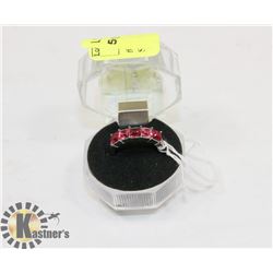 #7-CUBIC ZIRCONIA RING .925 STERLING SILVER