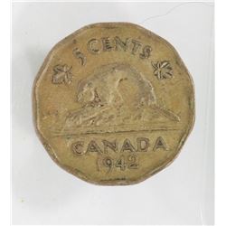 1942 CANADIAN NICKLE.