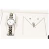 Image 1 : NEW' L & COMP' TIME PIECE SET - WATCH, NECKLACE &