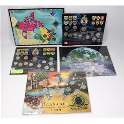 LOT OF CANADIAN COIN SETS, 2 -1992 COIN SETS, 1994