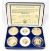 Image 1 : 6 AMERICAN GOLD COLORED TRIBUTE PROOF COLLECTION