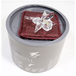 SWAROVSKI  3" ROSE FIGURINE