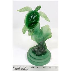 WINTRADE LUCITE SEA TURTLE SCULPTURE BEVERLY HILLS