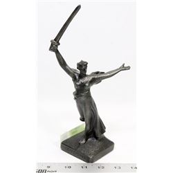 CAST METAL STATUE