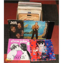 BOX OF ASSORTED RECORDS INCL 1930-50S 78 RPM INCL