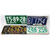 Image 1 : LOT OF 4 COLLECTOR LICENSE PLATES - 1978