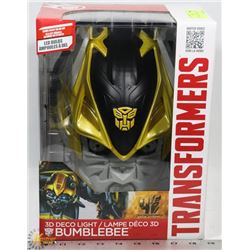TRANSFORMERS BUMBLEBEE HEAD 3D DECO LIGHT.