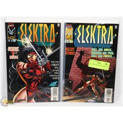 2 ELECTRA COLLECTOR COMICS #1 & #2.