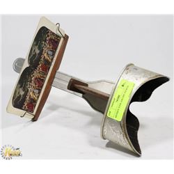 ANTIQUE STEREOSCOPE VIEWER.