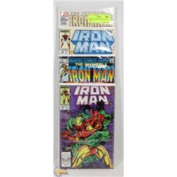 PACK OF 4 IRON MAN COLLECTOR COMICS.