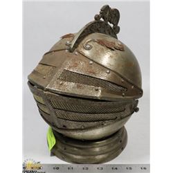 REPLICA SCALE KNIGHTS HELMET.