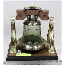 VINTAGE LIBERTY BELL SHAPED DECANTER