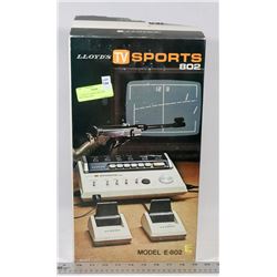 LLOYDS TV SPORTS ARCADE SYSTEM IN BOX.
