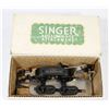 Image 1 : VINTAGE SINGER BUTTON HOLE ATTACHMENT IN BOX.