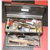 Image 1 : GREY METAL POWR-KRAFT 3 COMPARTMENT TOOL BOX