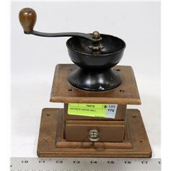 ANTIQUE COFFEE MILL.