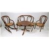 Image 1 : SET OF 1920S RATTAN LARGE DOLL FURNITURE,.