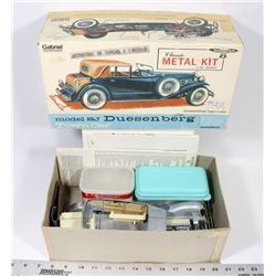 1960S GABRIEL DIE CAST MODEL KIT IN BOX.