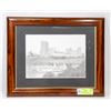 Image 1 : FRAMED ALAN NUTTALL EDMONTON QUEEN WITH SKYLINE