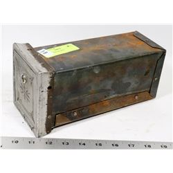 ANTIQUE POSTAL BOX.