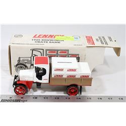 1925 KENWORTH DELIVERY TRUCK DIE CAST BANK.