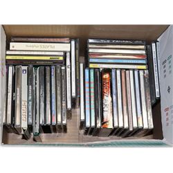 BOX OF 40 CDS INCL COLDPLAY, JARS OF CLAY, THE