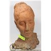 Image 1 : CLAY SCULPTED FEMALE BUST ORIGINAL ART.