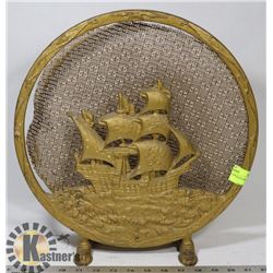 ANTIQUE SHIPS SPEAKER GRILL.