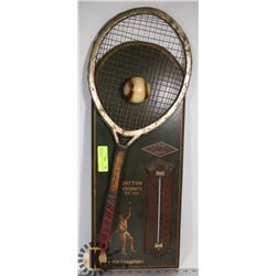 VINTAGE STYLE DAYTON RACQUET STORE DISPLAY.