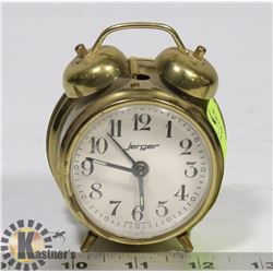 VINTAGE JERGER ALARM CLOCK.