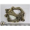 Image 1 : VINTAGE BRASS DOOR KNOCKER.