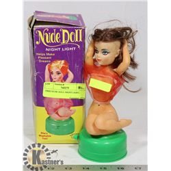 1960S NUDE DOLL NIGHT LIGHT.