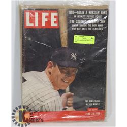 MICKEY MANTLE LIFE MAGAZINE 1956.
