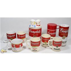CAMPBELLS SOUP VINTAGE MUGS, KITCHEN