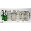 Image 1 : BOX OF ANTIQUE JARS.