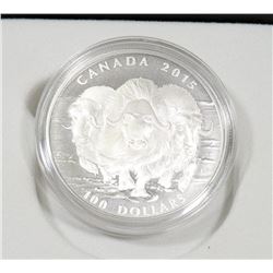 2015 CANADIAN RCM $100 COIN MUSKOK