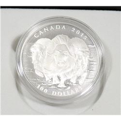 2015 CANADIAN RCM $100 COIN MUSKOK