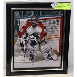 AUTOGRAPHED 8X10 #35 STEPHANE FISEL COLORADO