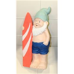 NEW SURFING GARDEN GNOME