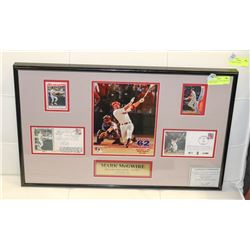 MARK MCGWIRE RECORD BREAKER, 62 HR'S SIGNED